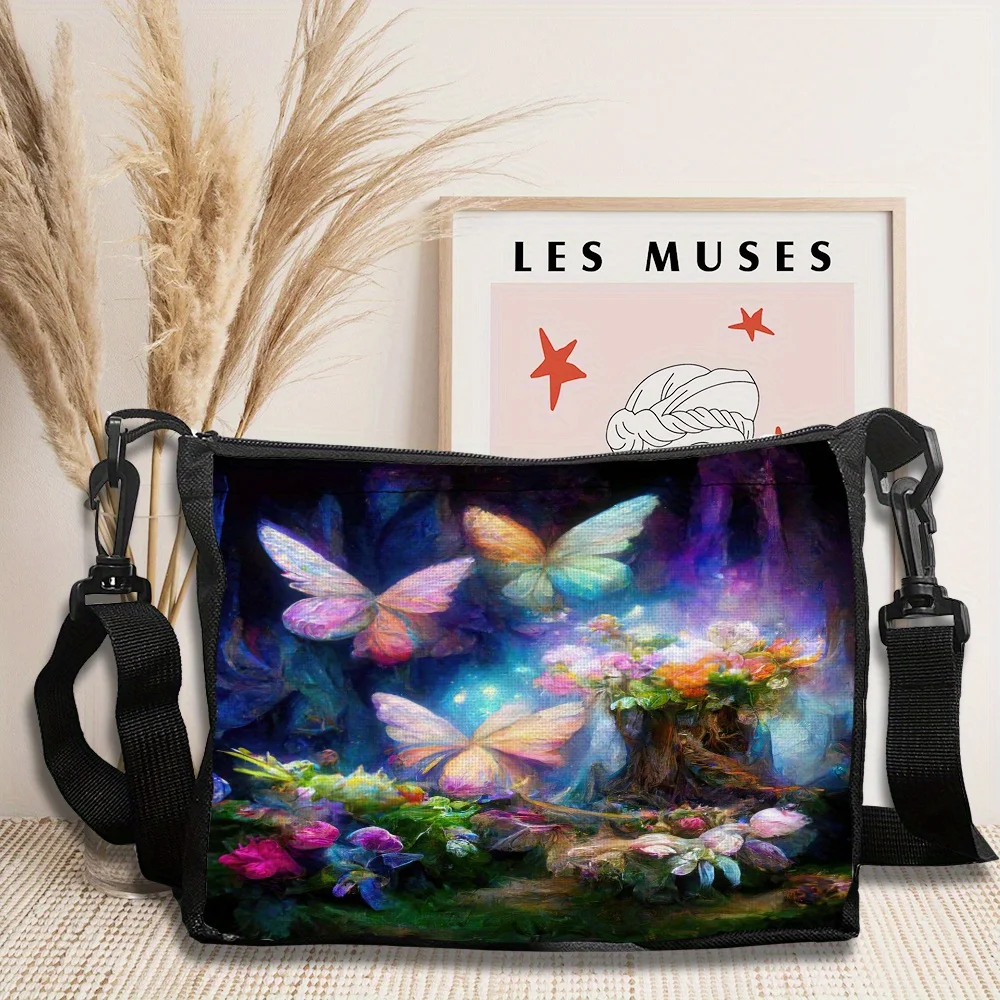 Fantasy Oil Painting Printed Butterfly, Beautiful Shoulder Bag Women's Handbag Fashion Women's Crossbody Bag 8.23
Fantasy Oil Painting Printed Butterfly, Beautiful Shoulder Bag Women's Handbag Fashion Women's Crossbody Bag 8.23