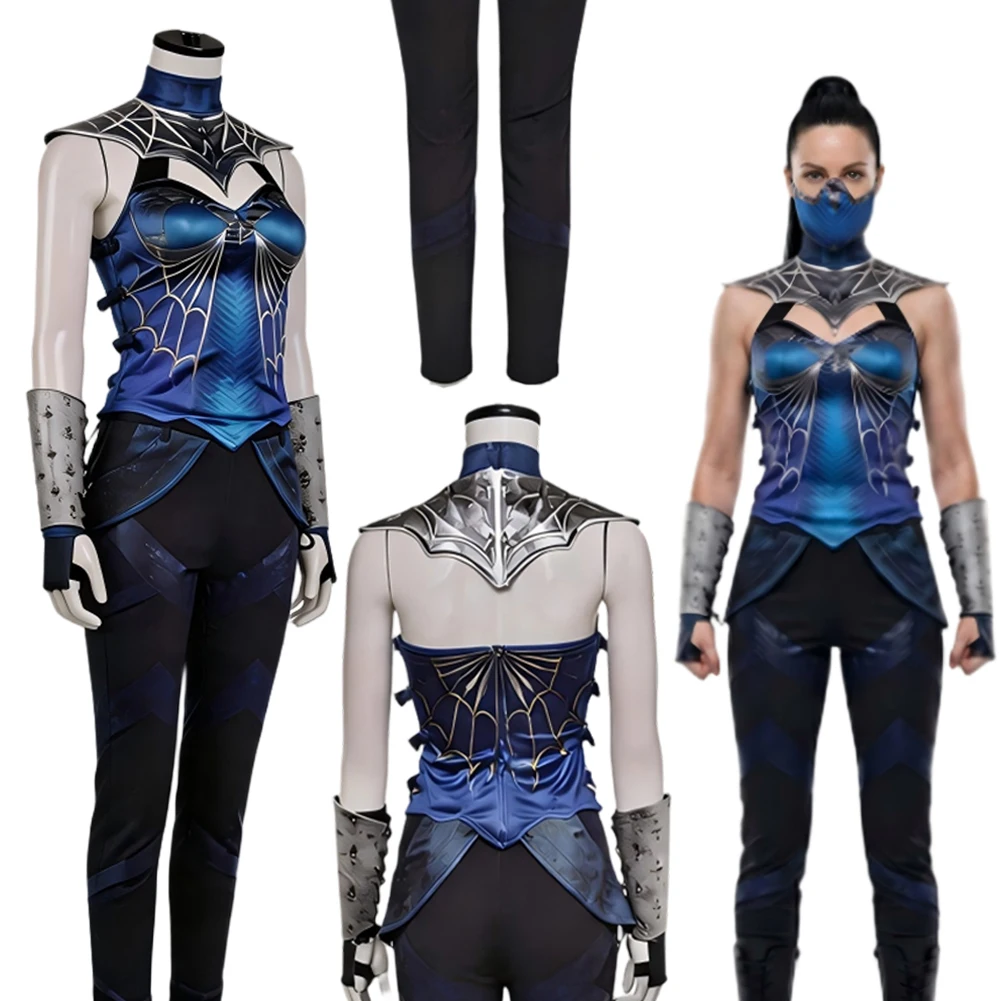 Fantasia MK2 Kitana Cosplay Mask Clothing Game Mortal Kombat Women Disfraz Costume Female Halloween Carnival Party Cloth
Fantasia MK2 Kitana Cosplay Mask Clothing Game Mortal Kombat Women Disfraz Costume Female Halloween Carnival Party Cloth
