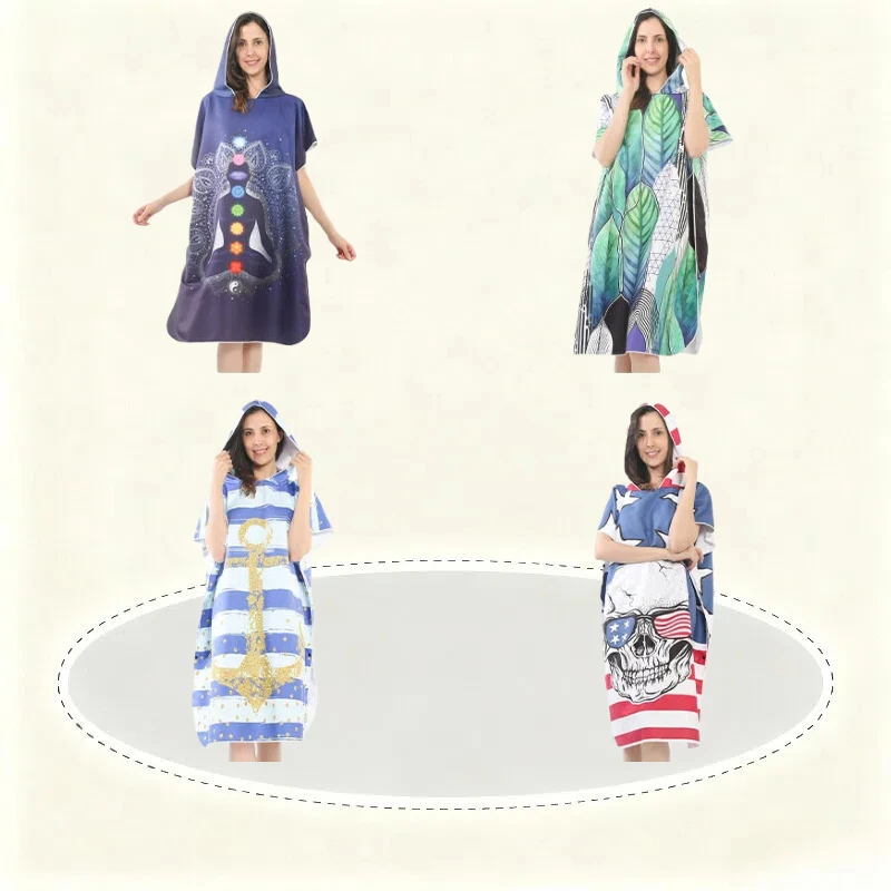 Adult Quick-drying Cape Cape Absorbent Beach Bath Towel Double-sided Fleece Print Swimming Diving Change Bath Towel
Adult Quick-drying Cape Cape Absorbent Beach Bath Towel Double-sided Fleece Print Swimming Diving Change Bath Towel