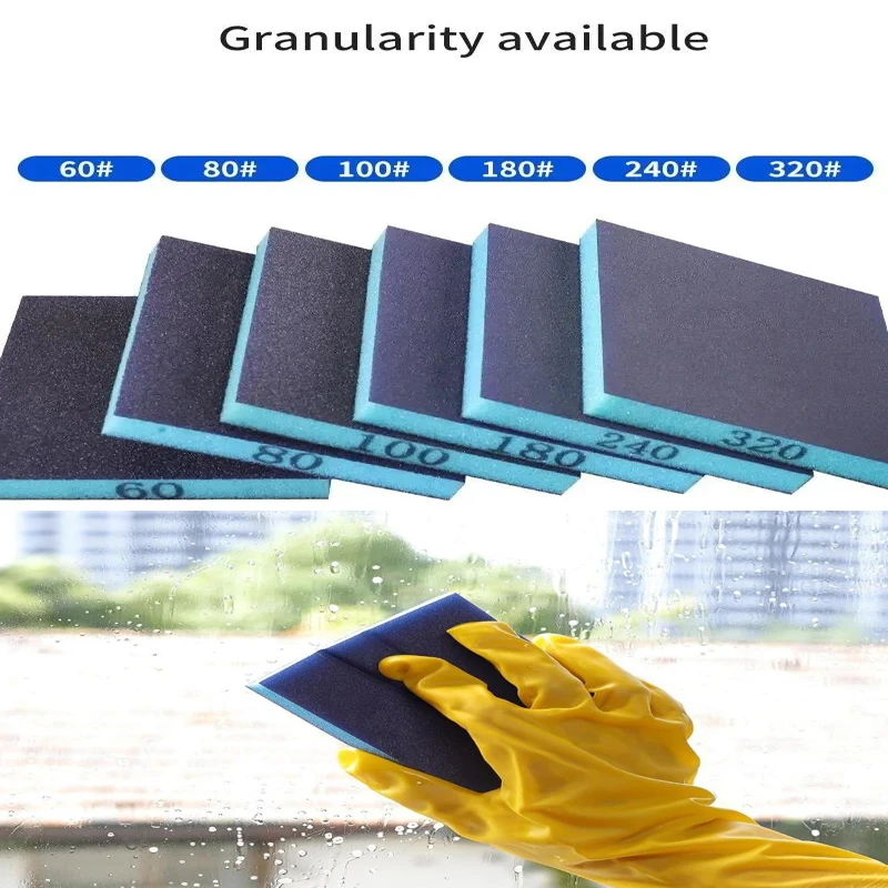 6pcs Of Sandpaper Sponges, 60-320 Grit, Washable And Reusable, Suitable For Both Wet And Dry Use, For Polishing Metal And Wood
6pcs Of Sandpaper Sponges, 60-320 Grit, Washable And Reusable, Suitable For Both Wet And Dry Use, For Polishing Metal And Wood