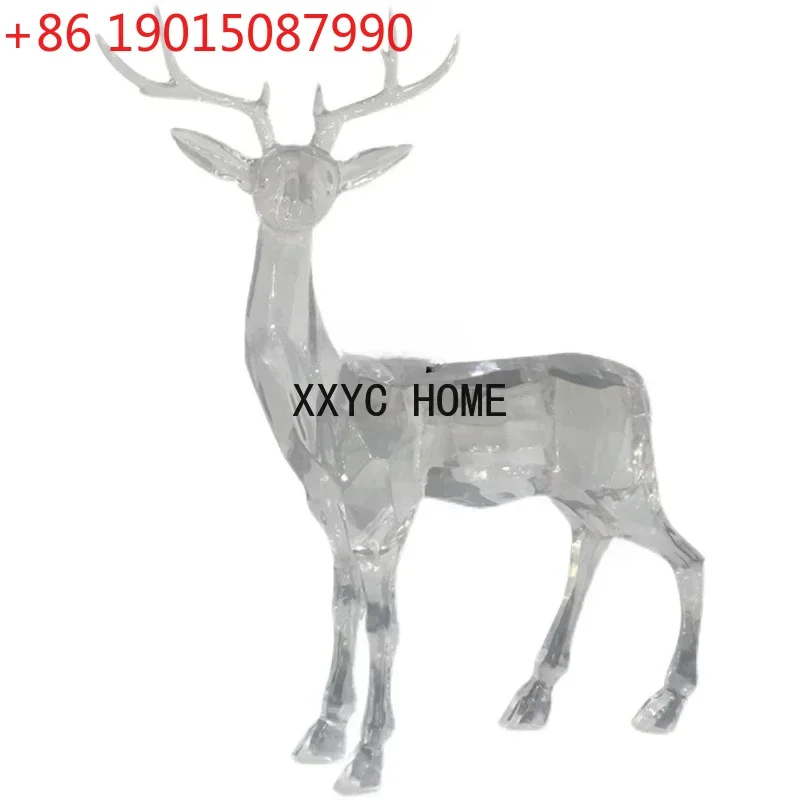 Modern Garden Square Decoration Transparent Resin Deer Decoration Hotel Club Lobby Floor Sculpture
Modern Garden Square Decoration Transparent Resin Deer Decoration Hotel Club Lobby Floor Sculpture