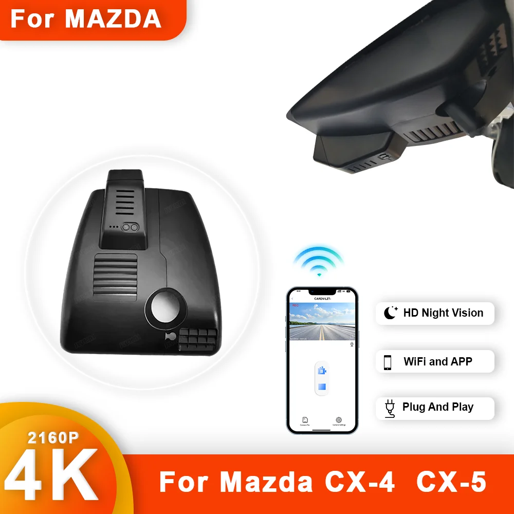 Индивидуальный автомобильный видеорегистратор 4K HD 2160P WIFi для MAZDA CX-4 CX-5 CX 4 CX 5 2021-2022 года, модель видеорегистратора, устройства записи
Индивидуальный автомобильный видеорегистратор 4K HD 2160P WIFi для MAZDA CX-4 CX-5 CX 4 CX 5 2021-2022 года, модель видеорегистратора, устройства записи