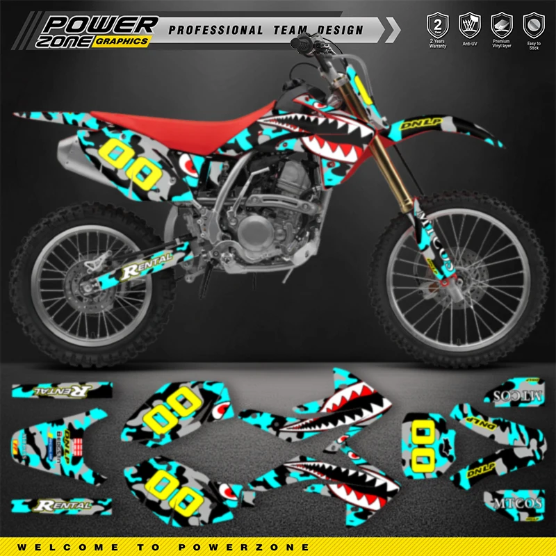 PowerZone Custom Team Graphics Backgrounds Decals Stickers Kits For HONDA CRF150R 2020-2007 CRF150cc Motocycle Name Number
PowerZone Custom Team Graphics Backgrounds Decals Stickers Kits For HONDA CRF150R 2020-2007 CRF150cc Motocycle Name Number