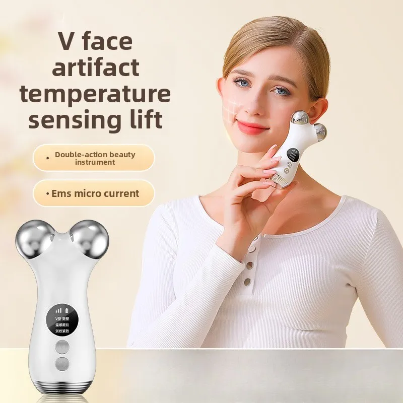 Microcurrent Face Lift Machine Microcurrent Facial Lifting Firming Massager, Fine Line-Reducing Skin-Softening Infusion Device
Microcurrent Face Lift Machine Microcurrent Facial Lifting Firming Massager, Fine Line-Reducing Skin-Softening Infusion Device