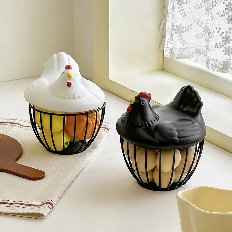 Egg Storage Basket Home Kitchen Garlic Ginger and Other Miscellaneous Iron Woven Basket Multi-functional Kitchen Decorative Item
Egg Storage Basket Home Kitchen Garlic Ginger and Other Miscellaneous Iron Woven Basket Multi-functional Kitchen Decorative Item
