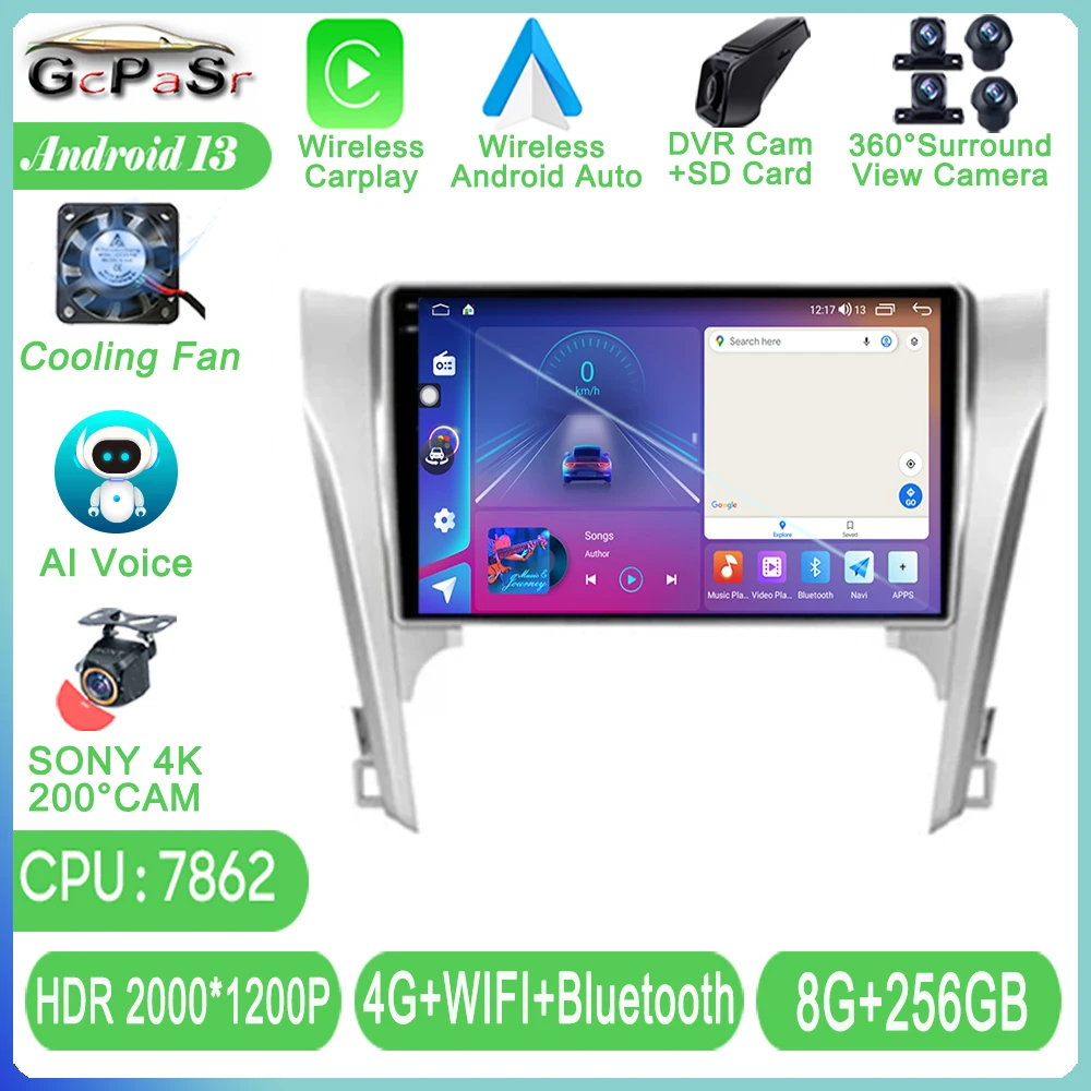 Car Android Auto For Toyota Camry 8 50 55 2012-2017 GPS Navigation Multimedia Player Carplay 5G WIFI BT Radio No 2din DVD Srceen
Car Android Auto For Toyota Camry 8 50 55 2012-2017 GPS Navigation Multimedia Player Carplay 5G WIFI BT Radio No 2din DVD Srceen
