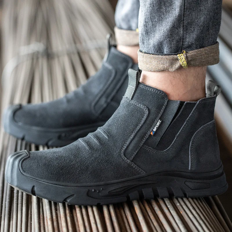 mens fashion steel toe caps work safety boots cow suede leather welding shoes security chelsea boot ankle botas protect footwear
mens fashion steel toe caps work safety boots cow suede leather welding shoes security chelsea boot ankle botas protect footwear
