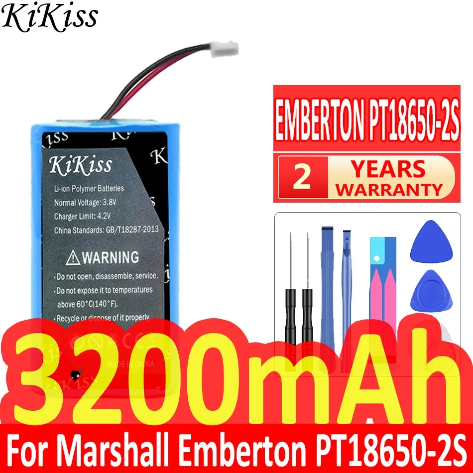 Мощная батарея 3100 мАч/4100 мАч KiKiss для Marshall Emberton PT18650-2S C406A2 C406A3
Мощная батарея 3100 мАч/4100 мАч KiKiss для Marshall Emberton PT18650-2S C406A2 C406A3