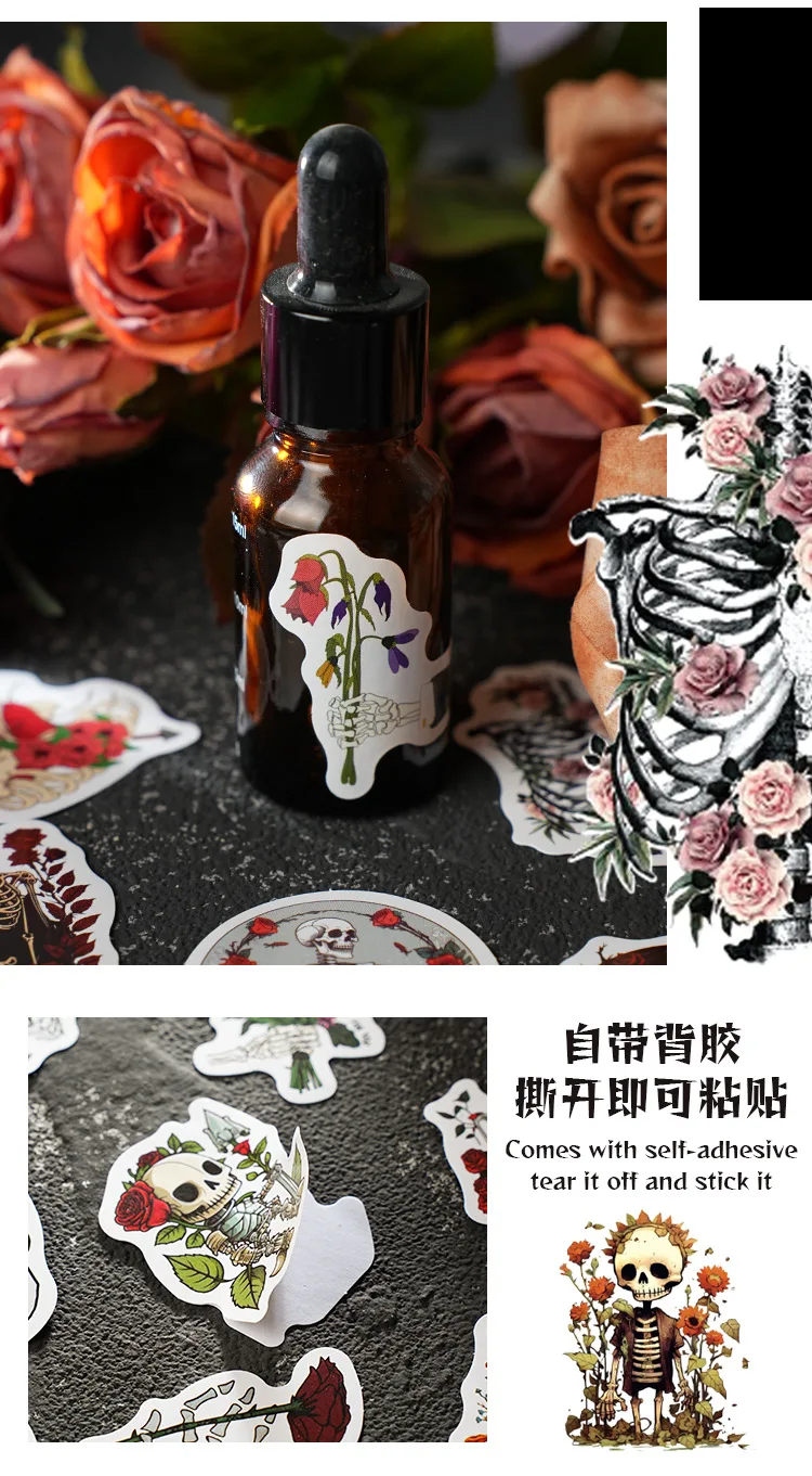 Self Adhesive Sticker Set 30 Pieces Rose Funeral Floral Theme for Journal Scrapbook Decoration Multicolor Paper Sticker
Self Adhesive Sticker Set 30 Pieces Rose Funeral Floral Theme for Journal Scrapbook Decoration Multicolor Paper Sticker