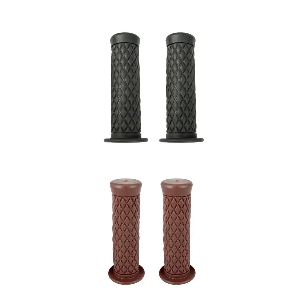 2 Pair 7/8" 22/24mm Motorcycle Left & Right Hand Handlebar Grips Brown / Dark Grey
2 Pair 7/8" 22/24mm Motorcycle Left & Right Hand Handlebar Grips Brown / Dark Grey