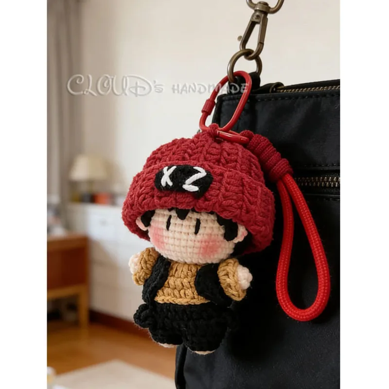 Xiao Zhan's Cute Red Hat Airport-style Plush Accessory Handmade Crocheted Bag Charm Popular Finished Product For Couples
Xiao Zhan's Cute Red Hat Airport-style Plush Accessory Handmade Crocheted Bag Charm Popular Finished Product For Couples