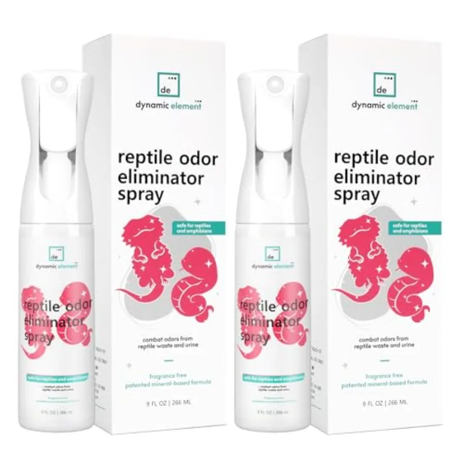 2-Pack Value Set Reptile Tank Odor Eliminator Spray Unscented Natural Mineral Formula - Remove Waste Smells in Bearded Dragon a
2-Pack Value Set Reptile Tank Odor Eliminator Spray Unscented Natural Mineral Formula - Remove Waste Smells in Bearded Dragon a