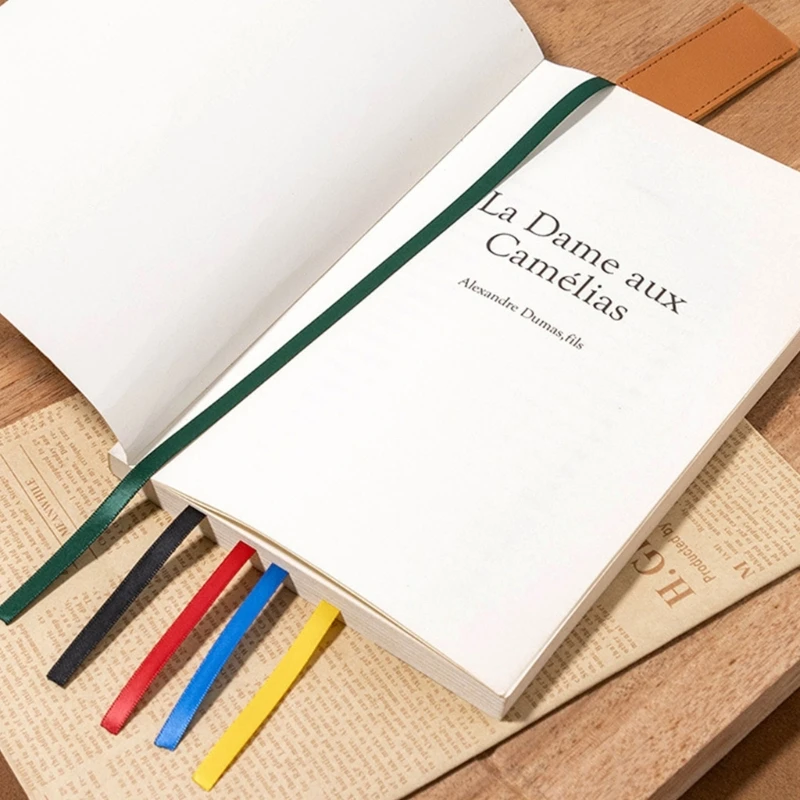 96GE 2 Pcs Ribbon Bookmarks Page Marker PU Leather Bookmarks Reading Bookmarks
96GE 2 Pcs Ribbon Bookmarks Page Marker PU Leather Bookmarks Reading Bookmarks