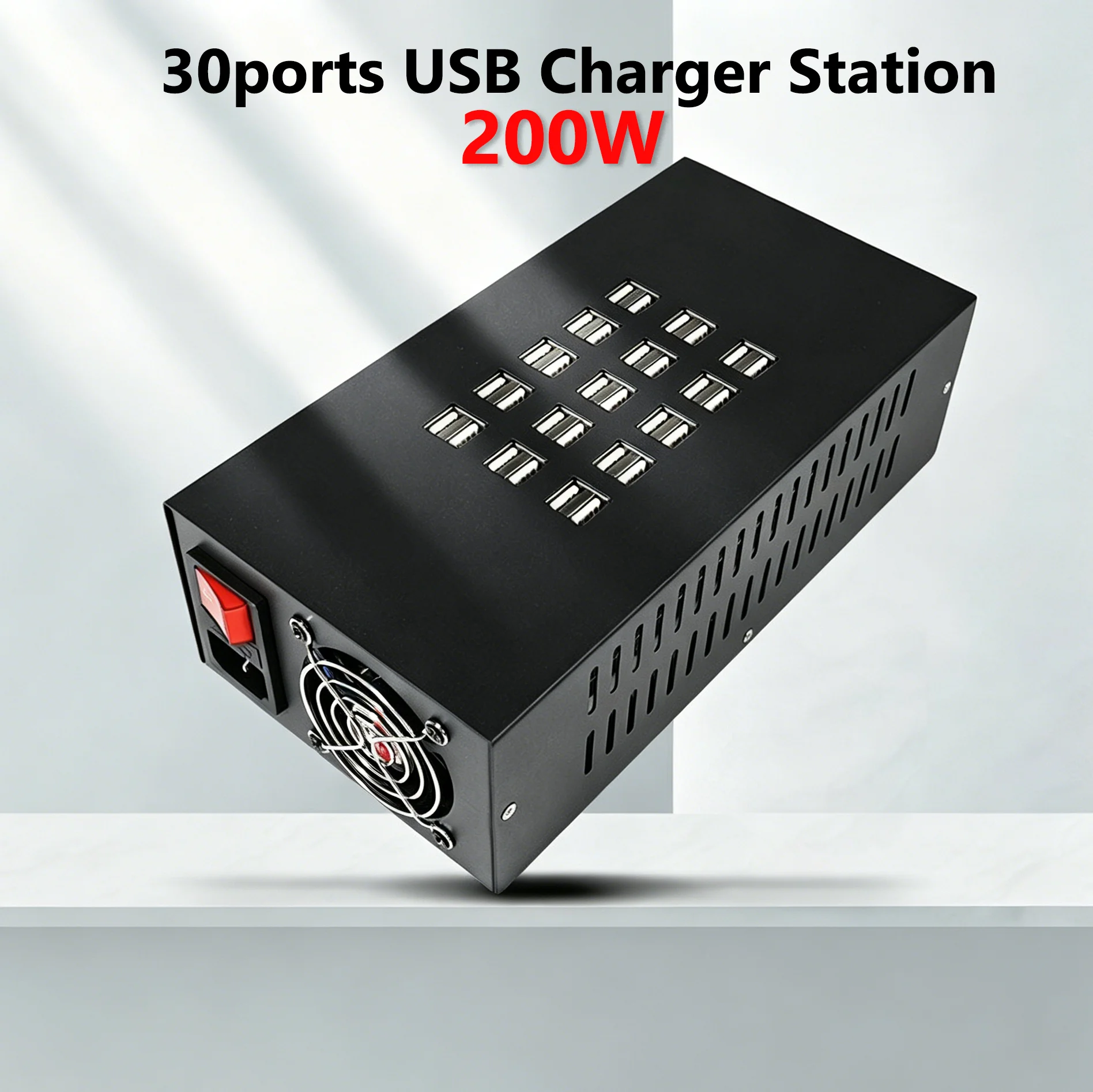 200W Universal Multi USB Charger Station 30 Ports Fast Charging Carregador for iPad iPhone 11 12 13 Pro Max Samsung Tablet 충전기
200W Universal Multi USB Charger Station 30 Ports Fast Charging Carregador for iPad iPhone 11 12 13 Pro Max Samsung Tablet 충전기