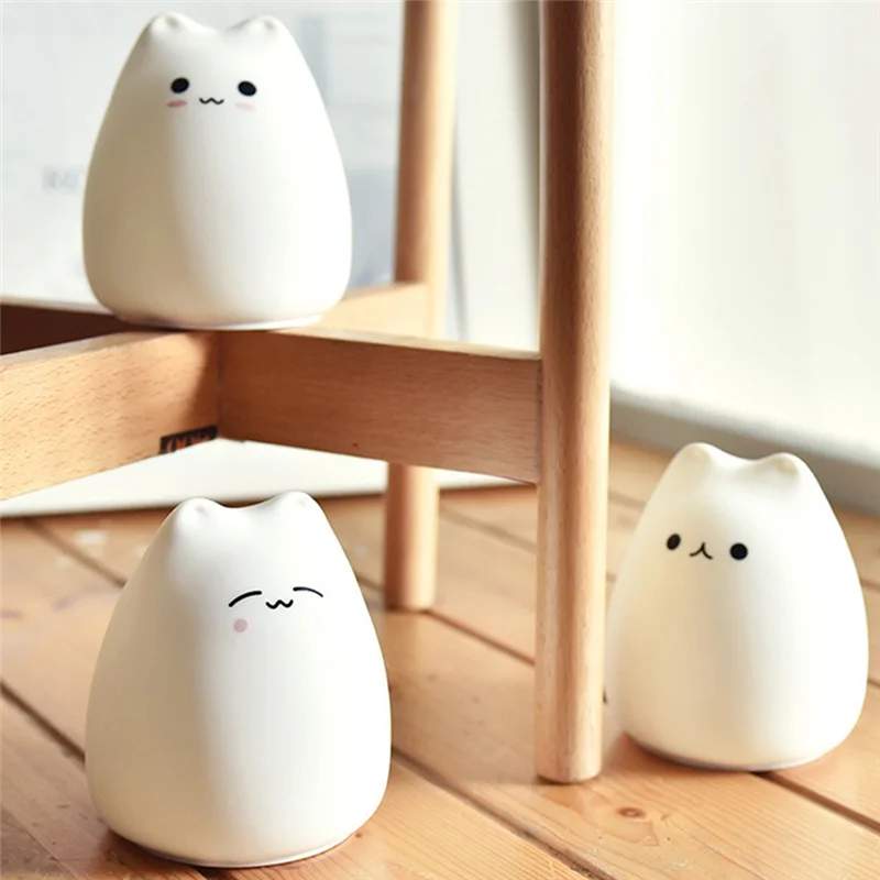 BMBY-Mini Cat Night Light Cartoon 7 Colors Sleep Lamp Touch Table Lamp Home Bedroom Decoration
BMBY-Mini Cat Night Light Cartoon 7 Colors Sleep Lamp Touch Table Lamp Home Bedroom Decoration