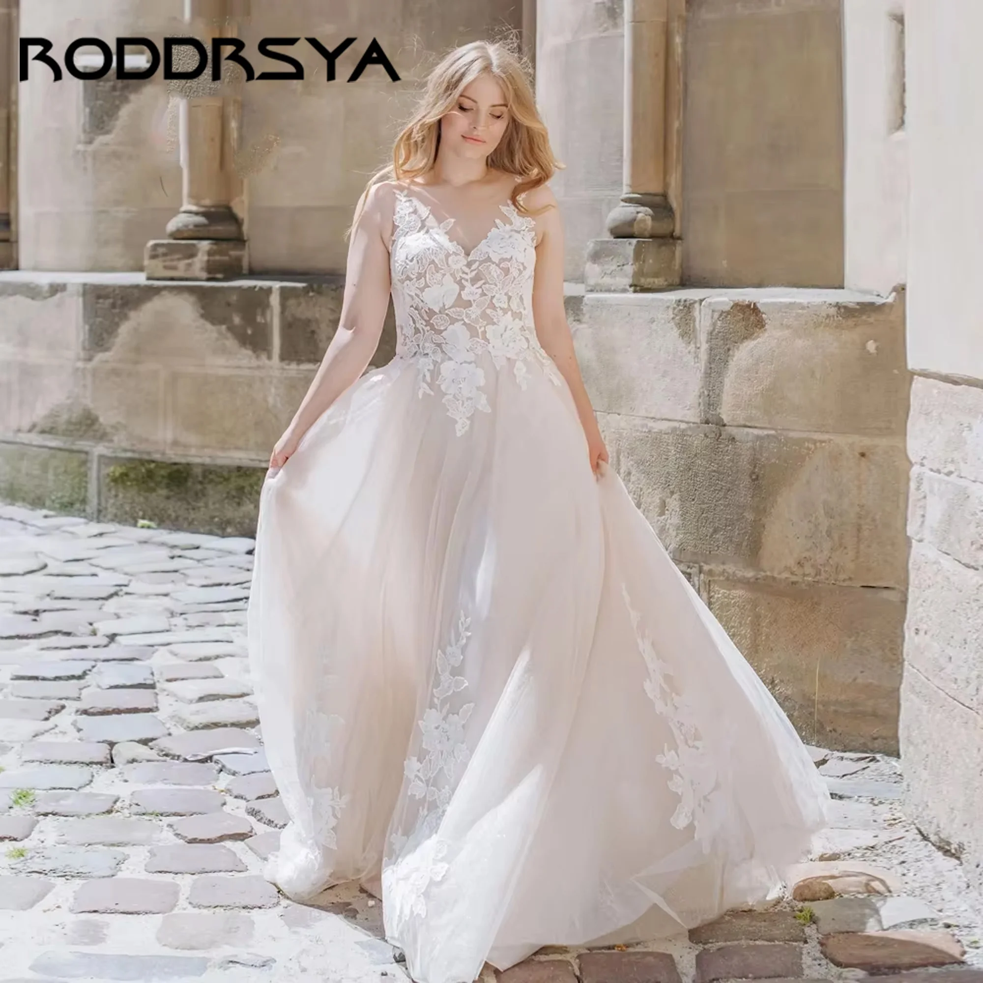 RODDRSYA Plus Size Wedding Dress Simple V-Neck Spaghetti Straps Bride Gown Lace Applique A-Line Vestidos De Novia 2025Customized
RODDRSYA Plus Size Wedding Dress Simple V-Neck Spaghetti Straps Bride Gown Lace Applique A-Line Vestidos De Novia 2025Customized