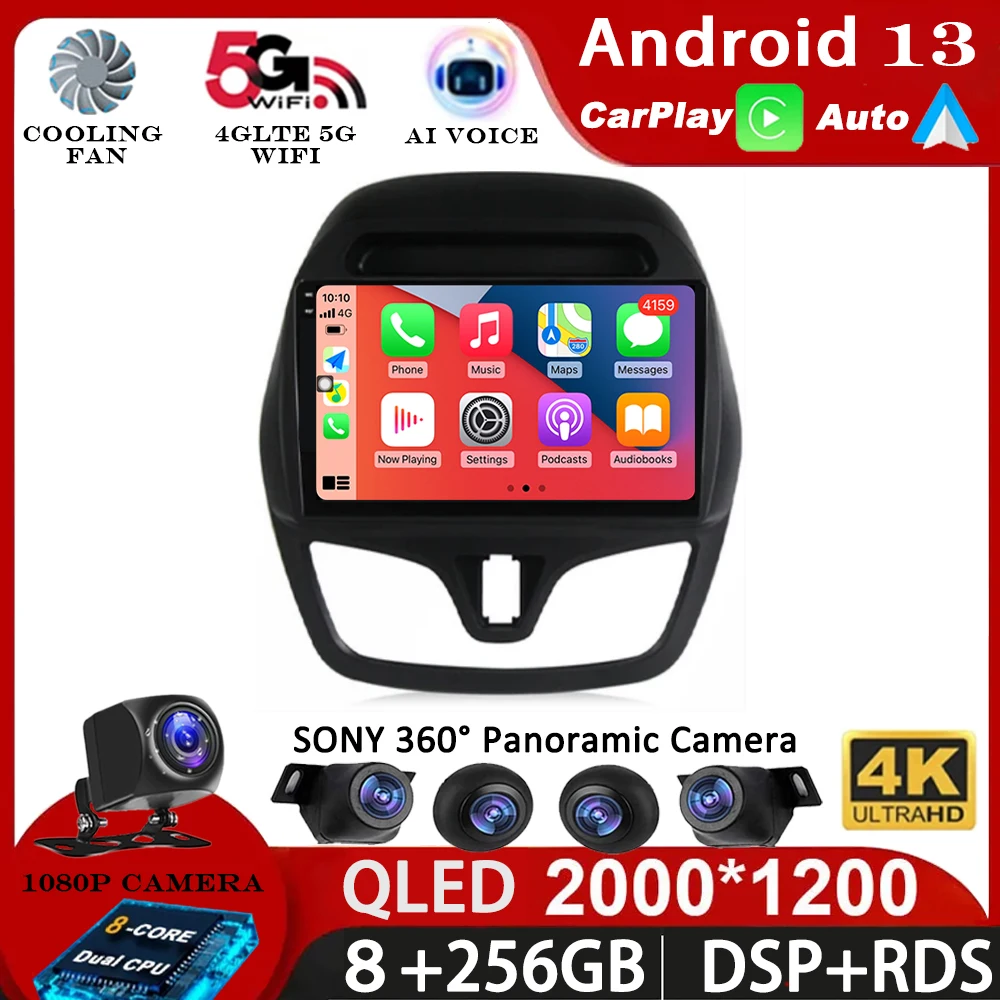 Android 14 WIFI+4G Stereo Car Radio for Chevrolet Spark Beat 2015-2018 Multimidia Video Player Auto CarPlay GPS DVD 2Din BT QLED
Android 14 WIFI+4G Stereo Car Radio for Chevrolet Spark Beat 2015-2018 Multimidia Video Player Auto CarPlay GPS DVD 2Din BT QLED