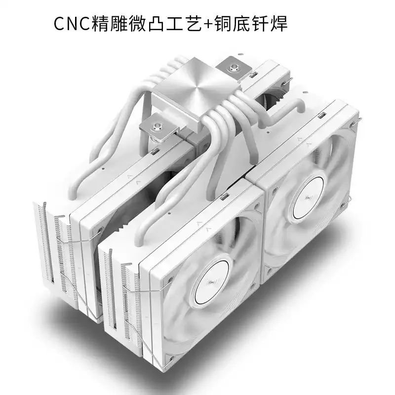 CPU Radiator JF15K Double Tower 10CM4 Fan Unblocked Memory 6 Heat Pipe PWM Air Cooling
CPU Radiator JF15K Double Tower 10CM4 Fan Unblocked Memory 6 Heat Pipe PWM Air Cooling