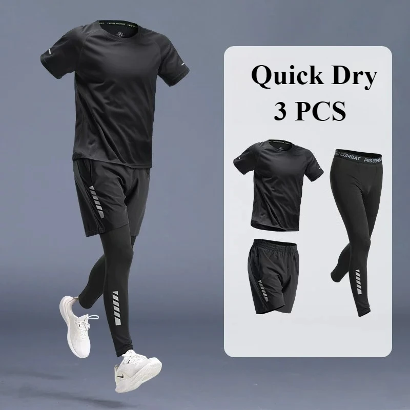 Running suit men's sports and fitness clothing marathon professional morning running quick drying sportswear gym clothing set
Running suit men's sports and fitness clothing marathon professional morning running quick drying sportswear gym clothing set