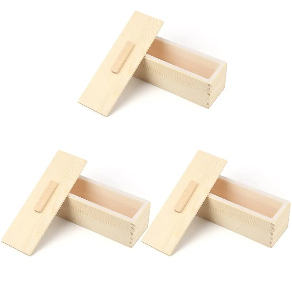 Set of 3, Soap Loaf moldss, 42 oz Soap moldss for Soap Making with Wooden Boxes, Soap Bar moldss Can Be Used for Homemade Soa
Set of 3, Soap Loaf moldss, 42 oz Soap moldss for Soap Making with Wooden Boxes, Soap Bar moldss Can Be Used for Homemade Soa