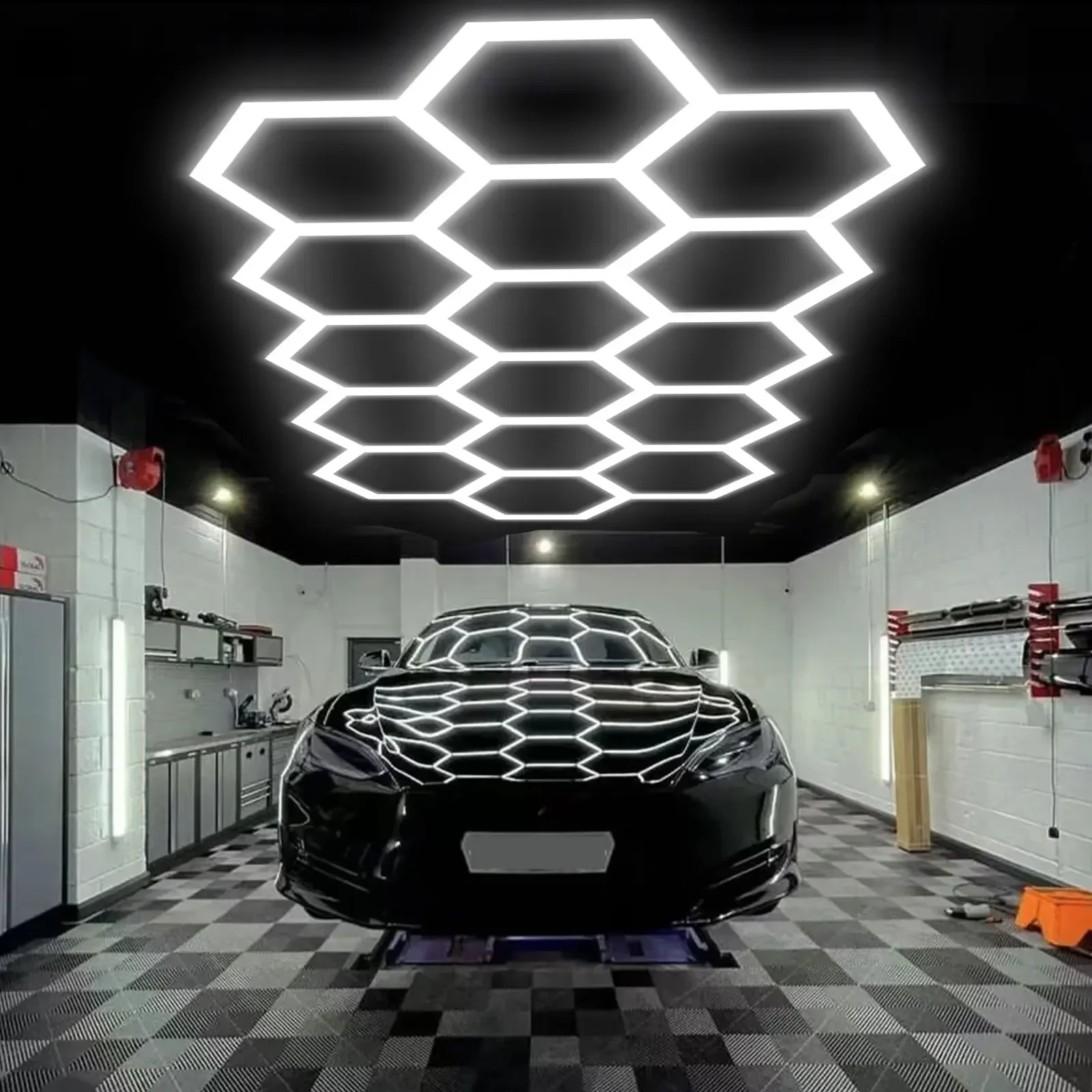 LED Hexagon Light Garage Lamp Lighting Tube AC85-265V Ceiling Lights LED Lighting Safety For Garage Factory Market GYM
LED Hexagon Light Garage Lamp Lighting Tube AC85-265V Ceiling Lights LED Lighting Safety For Garage Factory Market GYM