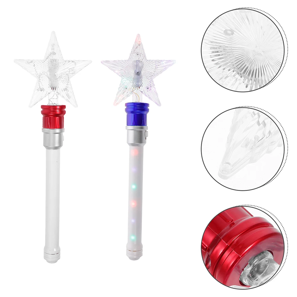 2Pcs Light Up Star Glitter Wand LED Glowing Sticks Kids Girls Party Christmas Concert Celebration Favors
2Pcs Light Up Star Glitter Wand LED Glowing Sticks Kids Girls Party Christmas Concert Celebration Favors