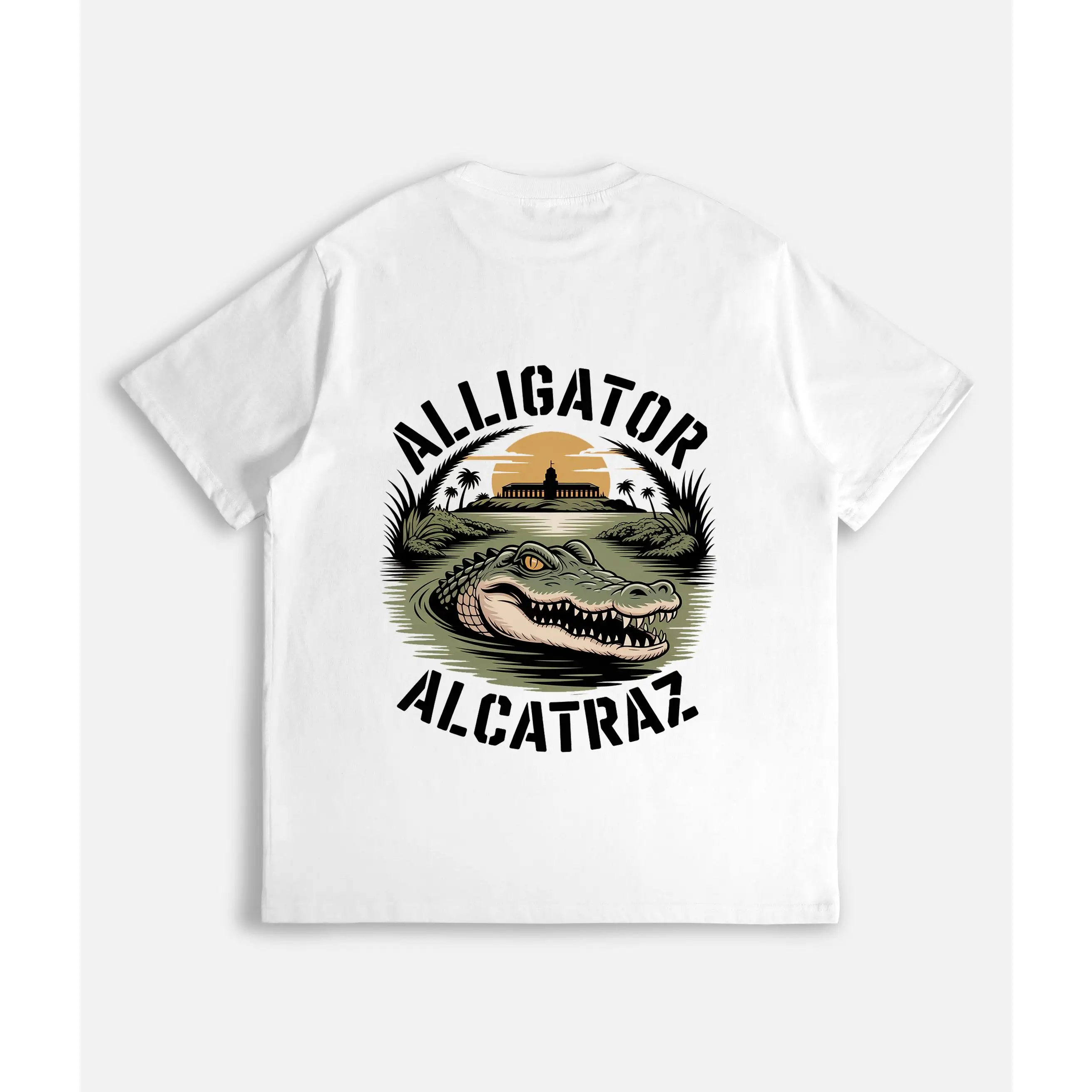 "Funny Alligator Alcatraz T-Shirt for Men & Women | Retro Graphic Tee | Florida Alligator Souvenir Gift | Wildlife Lover Top"
"Funny Alligator Alcatraz T-Shirt for Men & Women | Retro Graphic Tee | Florida Alligator Souvenir Gift | Wildlife Lover Top"