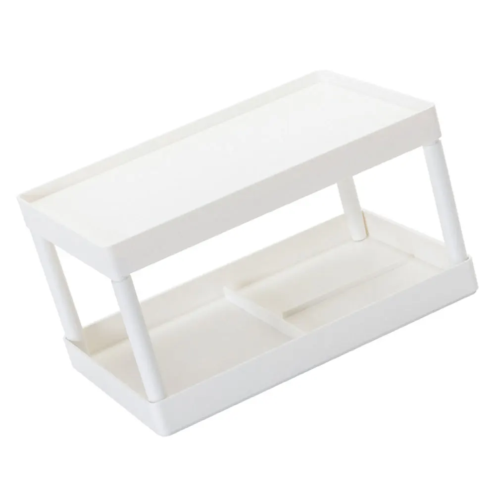 1pc Double-layer Desktop Storage Rack White Office Stationery Stand Compact PP Material Sundries Organizing Rack Home
1pc Double-layer Desktop Storage Rack White Office Stationery Stand Compact PP Material Sundries Organizing Rack Home