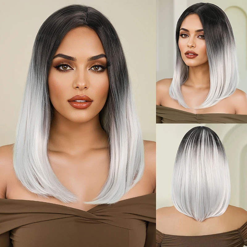 The 14-Inch Elegant Mixed-Color Dressing Wig, High-Temperature Silk Synthetic Fiber Wig, Is Soft and Light
The 14-Inch Elegant Mixed-Color Dressing Wig, High-Temperature Silk Synthetic Fiber Wig, Is Soft and Light