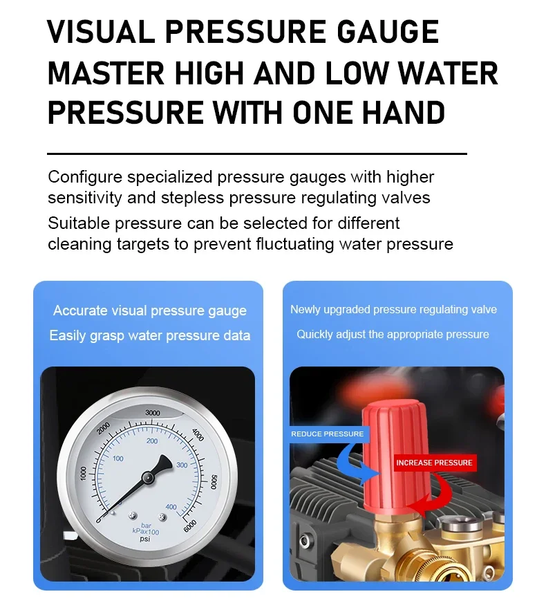 Cold water high pressure car washers for homes, farms and hotels
Cold water high pressure car washers for homes, farms and hotels