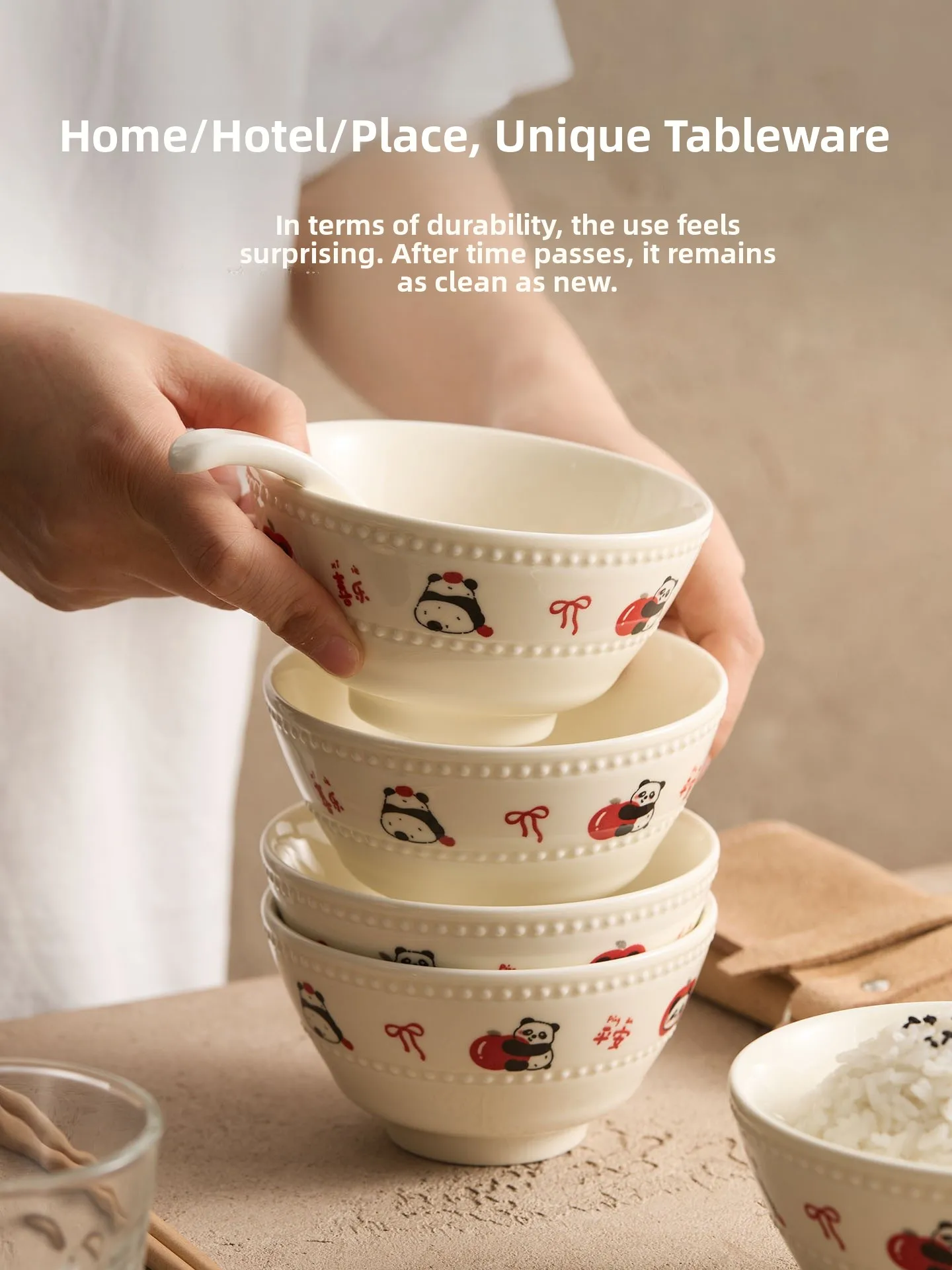 Adorable Panda Ceramic Rice Bowl High Aesthetic Underglaze Diningware Home Use 2026 New Small Soup Bowl Affordable Price
Adorable Panda Ceramic Rice Bowl High Aesthetic Underglaze Diningware Home Use 2026 New Small Soup Bowl Affordable Price