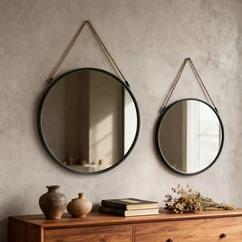 Wall mounted makeup mirror -50cm X 50cm wall mirror decoration, irregular wall mirror for wooden frame windows, suitable for wal
Wall mounted makeup mirror -50cm X 50cm wall mirror decoration, irregular wall mirror for wooden frame windows, suitable for wal
