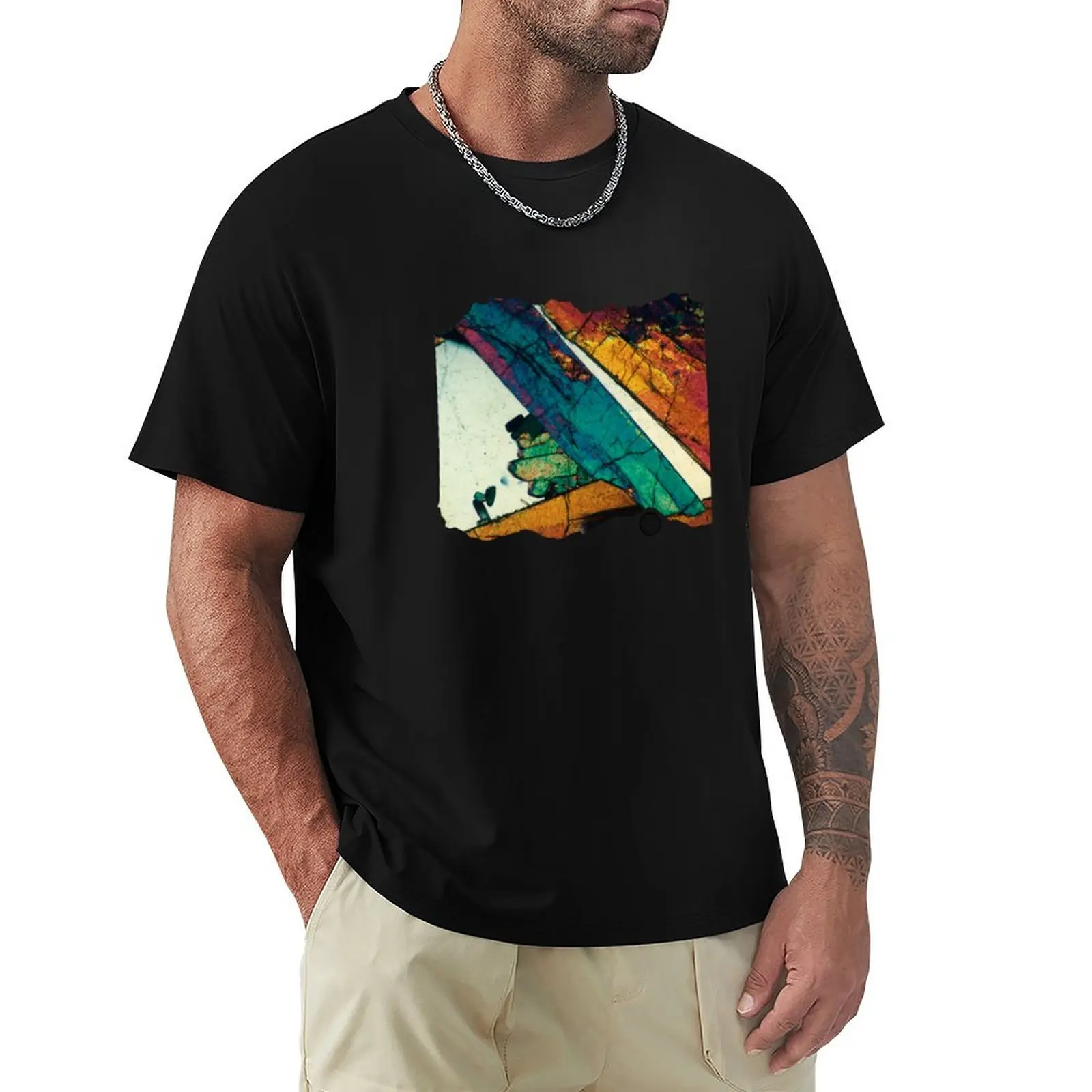 Geological thin section photography, magnified view of Epidote Blades in Quartz T-Shirt Lightweight Running Sports T-Shirt
Geological thin section photography, magnified view of Epidote Blades in Quartz T-Shirt Lightweight Running Sports T-Shirt