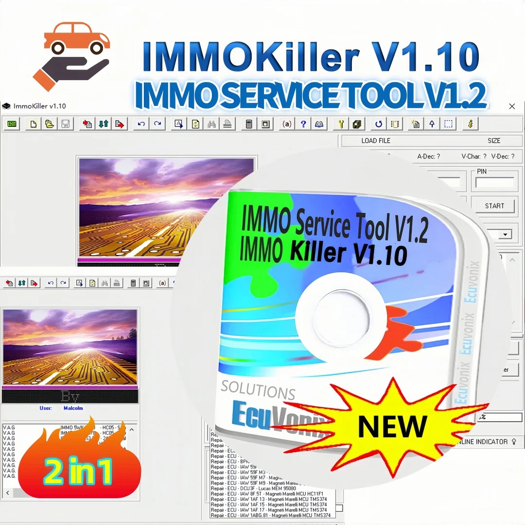 Hot sell ImmoKiller V1.10 New IMMO Off Software v1.1 ECU Programmer IMMO SERVICE TOOL V1.2 EEPROM Car autofix Immo Off Software
Hot sell ImmoKiller V1.10 New IMMO Off Software v1.1 ECU Programmer IMMO SERVICE TOOL V1.2 EEPROM Car autofix Immo Off Software