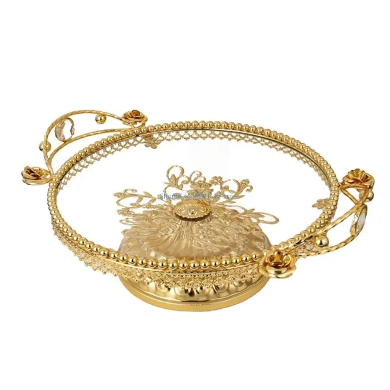 H05E Luxurious Glass Serving Tray Nonslip Design Tray for Fruits and Pastries Add Elegances to Any Event
H05E Luxurious Glass Serving Tray Nonslip Design Tray for Fruits and Pastries Add Elegances to Any Event