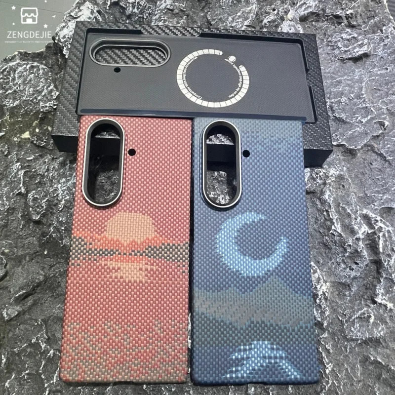 Для Samsung Galaxy Z Fold7 Кевларовый магнитный чехол — тонкий дизайн с беспроводной зарядкой для улицы/бизнеса 
Для Samsung Galaxy Z Fold7 Кевларовый магнитный чехол — тонкий дизайн с беспроводной зарядкой для улицы/бизнеса