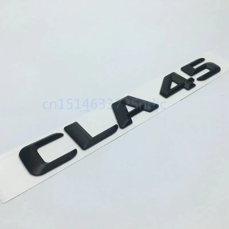 3D Matt Black ABS Car Trunk Rear Letters Emblem Logo For CLA Class CLA45 CLA35 CLA450 350 250 200 320 260 Auto Accessories
3D Matt Black ABS Car Trunk Rear Letters Emblem Logo For CLA Class CLA45 CLA35 CLA450 350 250 200 320 260 Auto Accessories