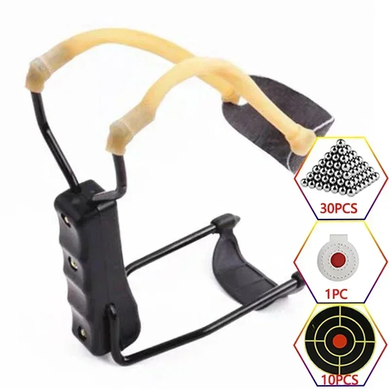 Assist wrist Shooting Slingshot High Quality Catapult Newcomer Outdoor Hunting sling shot with Rubber Band and Steel Ball
Assist wrist Shooting Slingshot High Quality Catapult Newcomer Outdoor Hunting sling shot with Rubber Band and Steel Ball