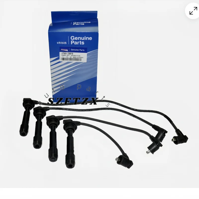 Genuine New 2750123B70 Spark Plug Wire Set 27501-23B70 For Hyundai Elantra Sonata Tucson Kia Cerato Spectra Sportage
Genuine New 2750123B70 Spark Plug Wire Set 27501-23B70 For Hyundai Elantra Sonata Tucson Kia Cerato Spectra Sportage