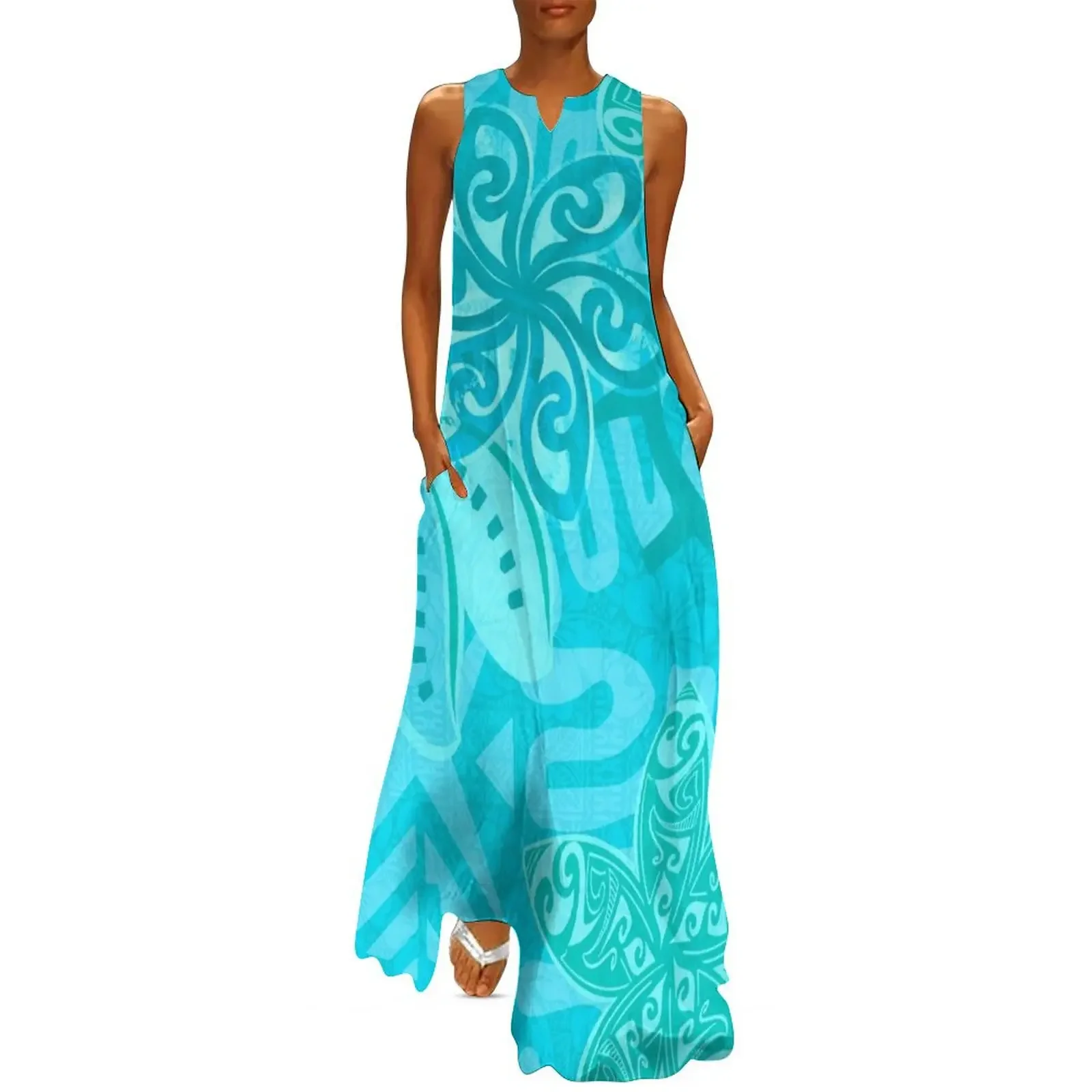 Polynesian Ocean Turqoise Jungle Print Long Dress dress korean style Long dresses women's summer jumpsuit cocktail dresses Dress
Polynesian Ocean Turqoise Jungle Print Long Dress dress korean style Long dresses women's summer jumpsuit cocktail dresses Dress
