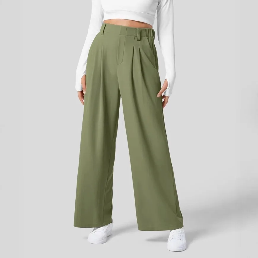 Wide Leg Pants Women Spring Summer High Waist Flowy Trousers Casual Loose Loungewear Bottoms Club Outfit Clothes
Wide Leg Pants Women Spring Summer High Waist Flowy Trousers Casual Loose Loungewear Bottoms Club Outfit Clothes