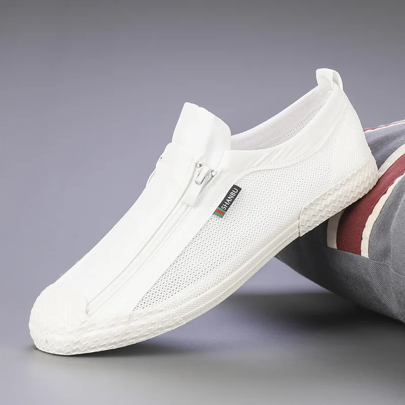 2025 летняя модная уличная повседневная мужская обувь с сетчатым низким берцем и молнией, парусиновая обувь, универсальная дышащая повседневная обувь, Zapatos Mujer
2025 летняя модная уличная повседневная мужская обувь с сетчатым низким берцем и молнией, парусиновая обувь, универсальная дышащая повседневная обувь, Zapatos Mujer
