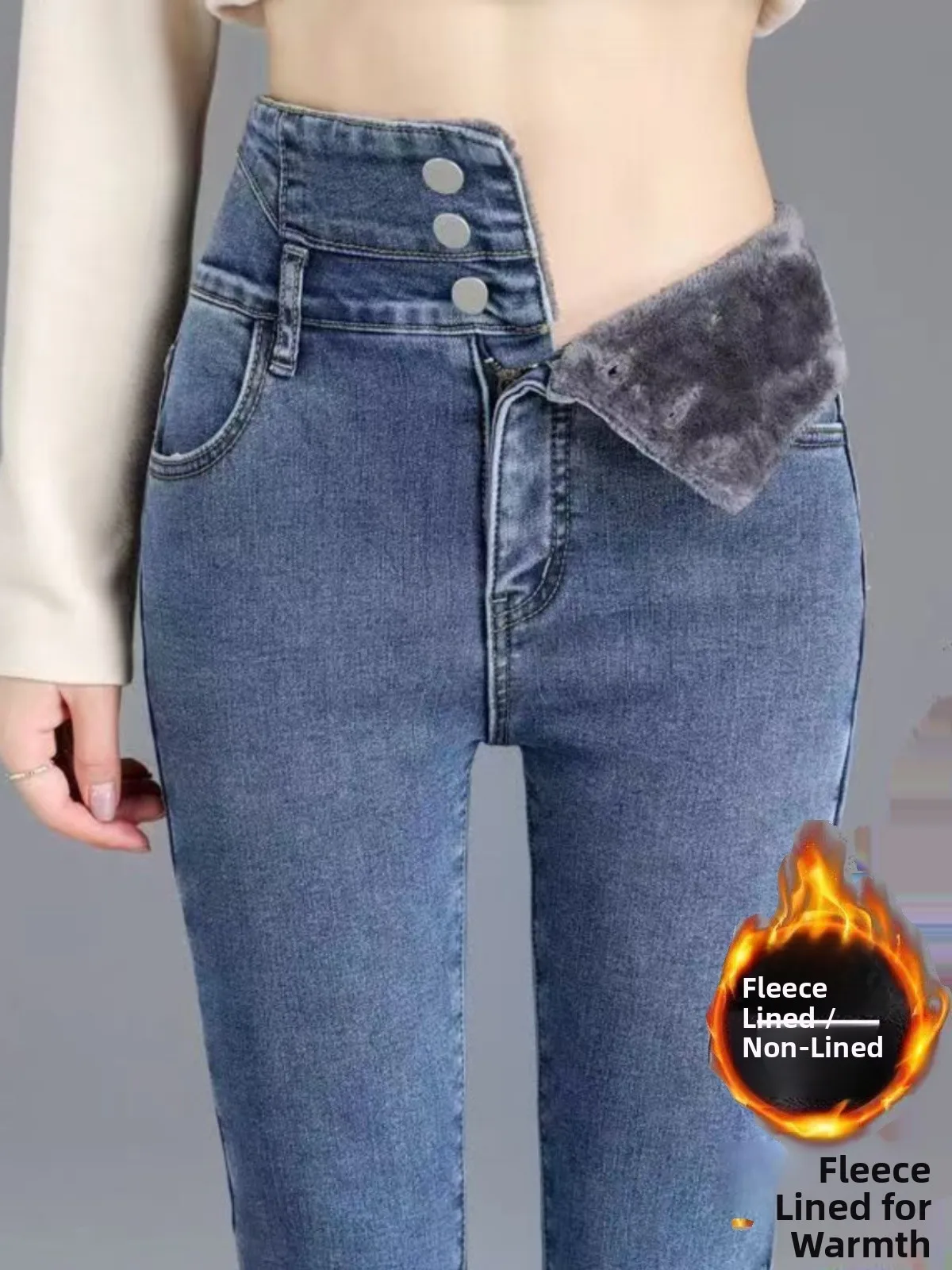 Женские джинсы Thiened Fce с высокой талией, осень-зима, новые облегающие длинные брюки, хлопковые эластичные джинсовые цвета
Женские джинсы Thiened Fce с высокой талией, осень-зима, новые облегающие длинные брюки, хлопковые эластичные джинсовые цвета