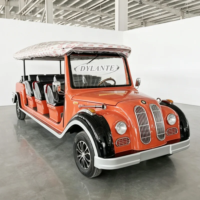 Street Legal 14 Seater Electric Sightseeing Vintage Retro Car with Lithium Battery for Hotel VIP Reception
Street Legal 14 Seater Electric Sightseeing Vintage Retro Car with Lithium Battery for Hotel VIP Reception
