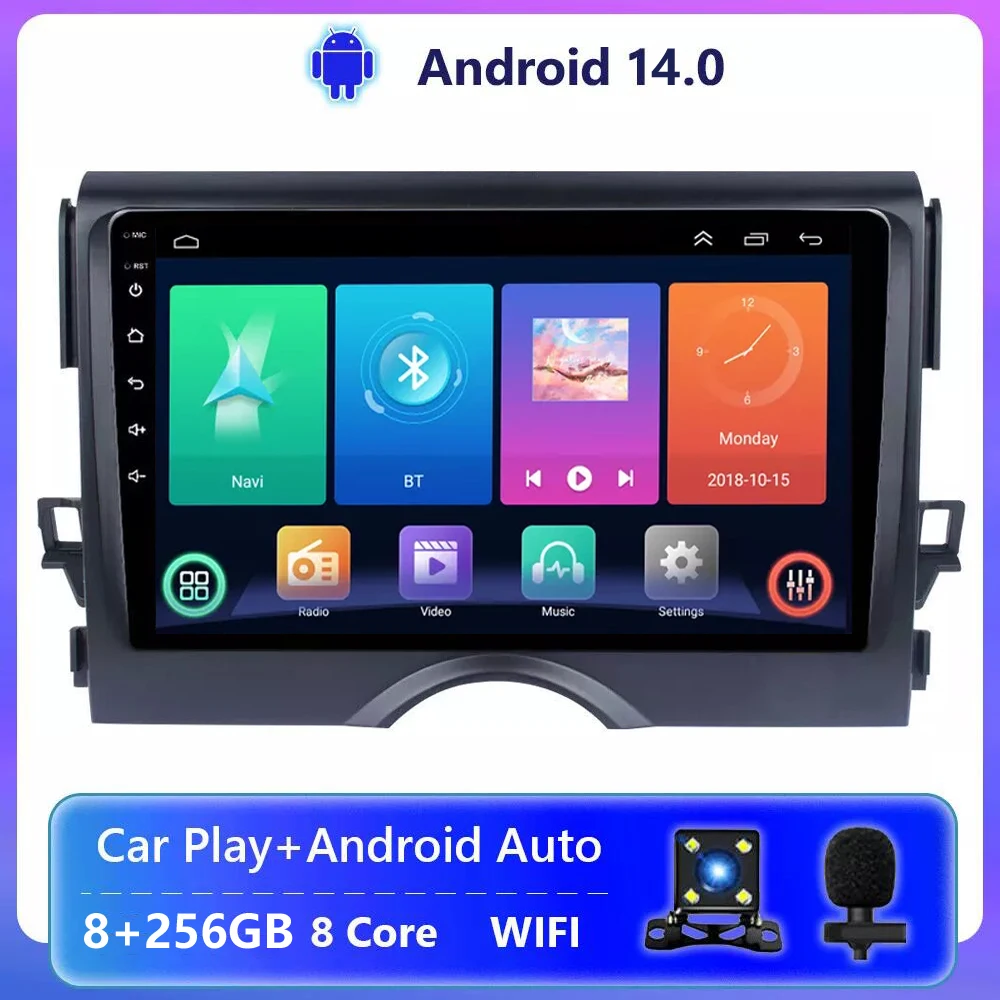 Android 14 для TOYOTA REIZ Mark X 2009-2015 Автомобильный стерео экран Авто WIFI Радио Видео 9 дюймов Мультимедийный плеер Навигация GPS
Android 14 для TOYOTA REIZ Mark X 2009-2015 Автомобильный стерео экран Авто WIFI Радио Видео 9 дюймов Мультимедийный плеер Навигация GPS