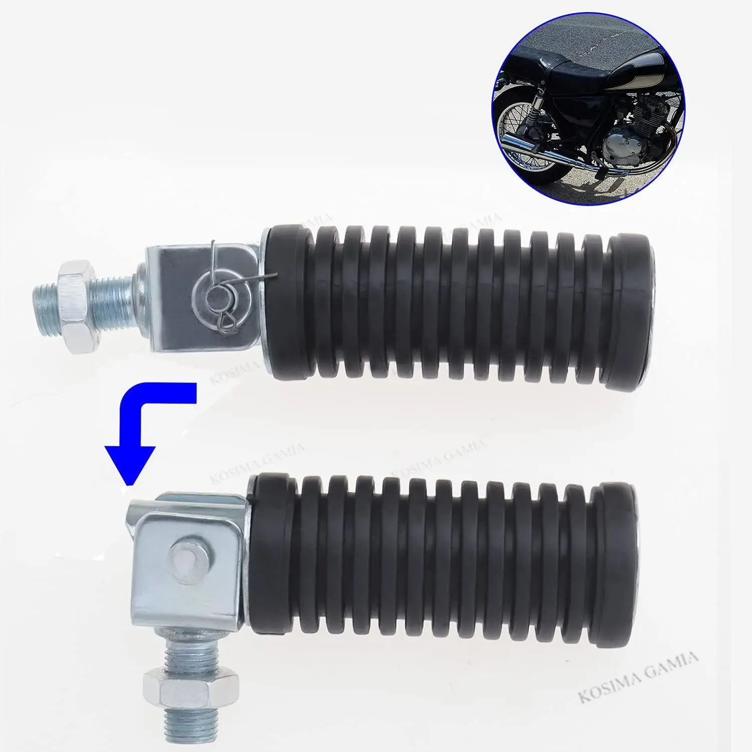1 Pair Motorcycle Folding Aluminum Foot Pegs with 10mm Thread Left and Right Motorcycle Footrests Motorcycle Accessories
1 Pair Motorcycle Folding Aluminum Foot Pegs with 10mm Thread Left and Right Motorcycle Footrests Motorcycle Accessories