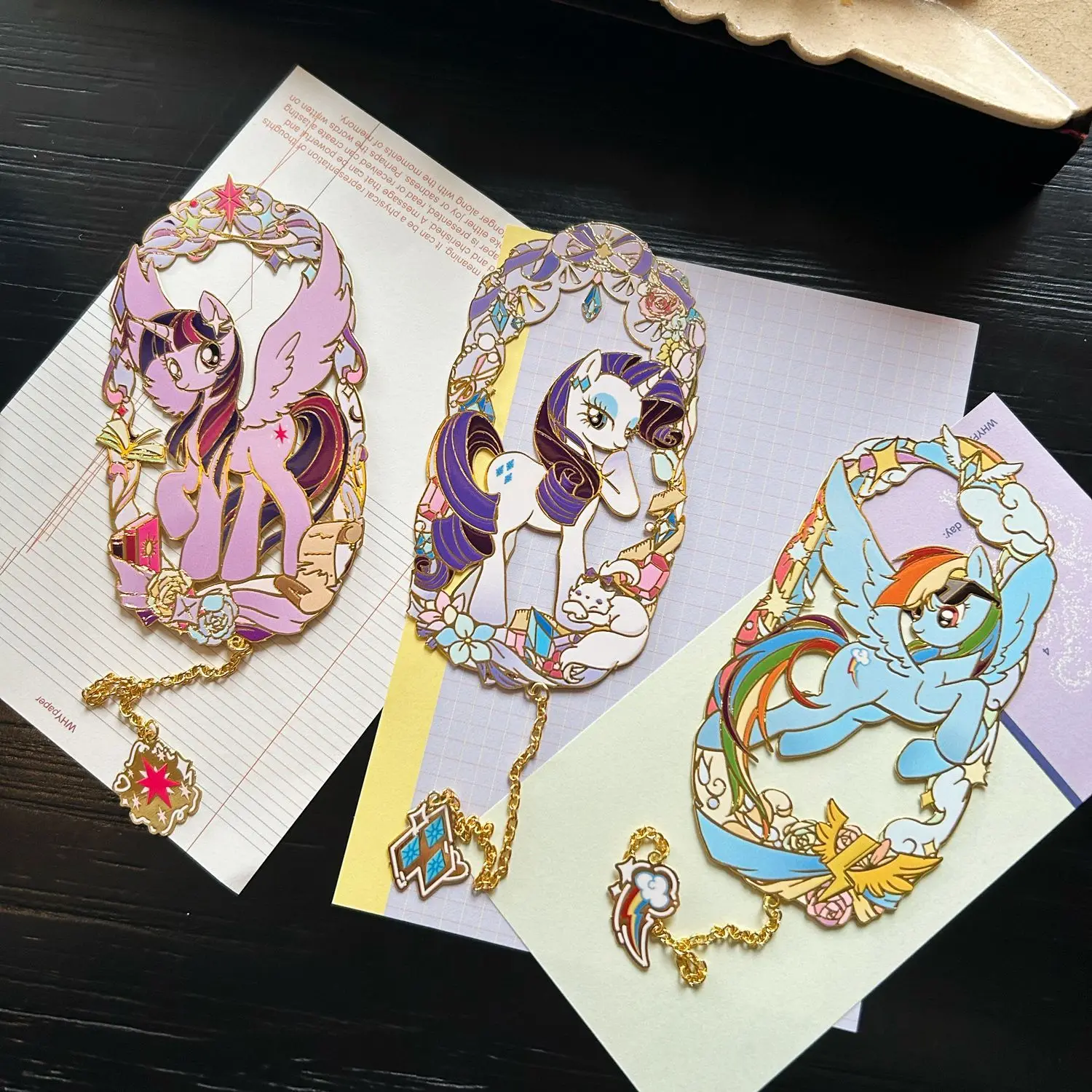 My Little Pony Anime Peripherals Rarity Figure Bookmark Rainbow Dash Figurine Stationery Fluttershy Decoration Collection Toys
My Little Pony Anime Peripherals Rarity Figure Bookmark Rainbow Dash Figurine Stationery Fluttershy Decoration Collection Toys
