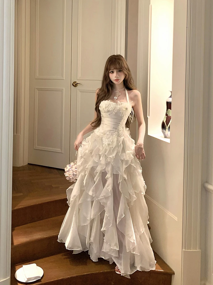 Ele Birthday Par Lace Long Dr Waist Cinched Gown Sweet Sle High Waist Zipper Ba No Sve Polyester Fabric
Ele Birthday Par Lace Long Dr Waist Cinched Gown Sweet Sle High Waist Zipper Ba No Sve Polyester Fabric