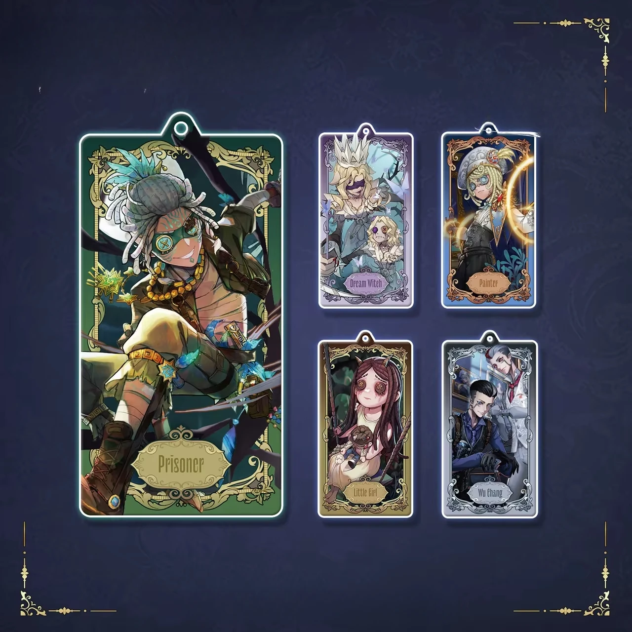 Anime Game Identity V Figure Weird Art Museum Series Cosplay Acrylic Keychain Cartoon Bags Pendant Keyring Charm Fans Props Gift
Anime Game Identity V Figure Weird Art Museum Series Cosplay Acrylic Keychain Cartoon Bags Pendant Keyring Charm Fans Props Gift