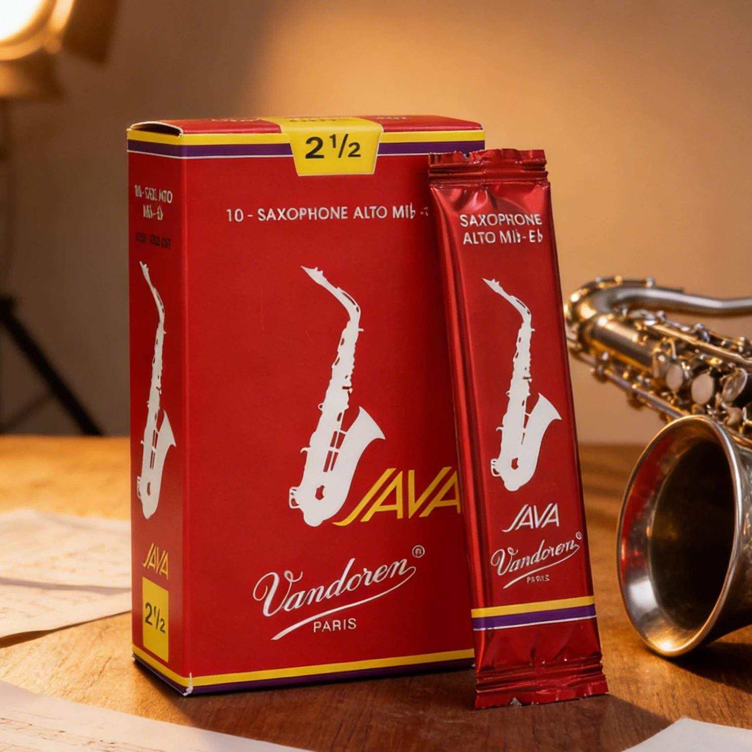 Франция Original Vandoren SAX Red JAVA Box трости Eb альт-саксофон трость Bb сопрано тенор-саксофон трость
Франция Original Vandoren SAX Red JAVA Box трости Eb альт-саксофон трость Bb сопрано тенор-саксофон трость